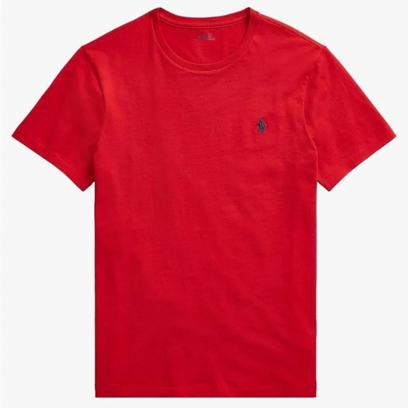 Polo Ralph Lauren Men's M Red Classic Crew Neck T-Shirt Short Sleeve - Picture 5 of 10